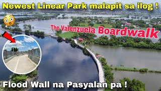 Bagong Boardwalk sa Valenzuela Bukas na  Linear Park at Flood Wall na  Valenzuela City  Oct 2024 [upl. by Meadow]