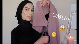 Hijab Tutorial How To Style A Ready Made Hijab  Super Easy [upl. by Elocn]