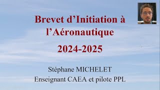 Présentation du BIA Brevet dInitiation à lAéronautique 20242025 [upl. by Hailed]