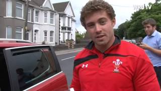 Ticket drop with Leigh Halfpenny  WRU TV [upl. by Zadack293]