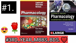 pharmacology 🛑🛑1 lecture pharma introduction ketzung 1st chapter drugs 3RDYEARMBBSBDS [upl. by Annette]