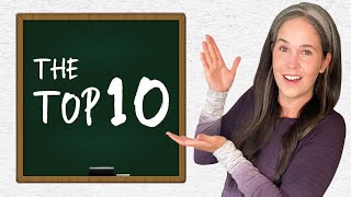 English Words – The Top 10 – Pronunciation Guide – Learn English American English [upl. by Ajidahk299]