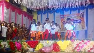 Huraliyal government school boys play janapada song panchimige bandaki [upl. by Immac]