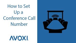 How to Set Up a Conference Call Number  Get Conference Call Numbers with AVOXI [upl. by Ferne]