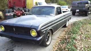 1965 Ford Ranchero with a GT40 crate motor start amp rev 720p HD [upl. by Hairej]