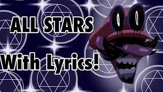 All Stars with Lyrics Friday Night Funkin Mario’s Madness V2  600 Subscribers Special [upl. by Neila856]