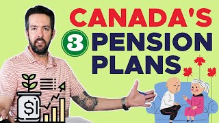 Canadas 3 Pension Plans  How do OAS CPP and GIS Work [upl. by Hahsi217]