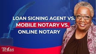 Mobile Notary vs Traditional Notary vs Loan Signing Agent Notary Specialties [upl. by Larochelle197]