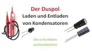 Kondensatoren mit dem Duspol laden und entladen  Die Lastzuschaltung des Duspols  Elektrotechnik [upl. by Merrow874]