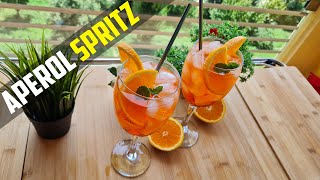 Cum se prepară Aperol Spritz dozele și ingredientele Cocktailului Italian [upl. by Abbe499]