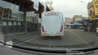 Pedestrian Elizabeth St Hobart Tasmania [upl. by Nuahsyt155]