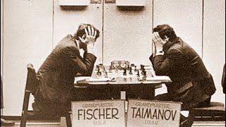 Bobby Fischer vs Mark Taimanov • World Championship Candidates • Canada 1971 [upl. by Schreib]