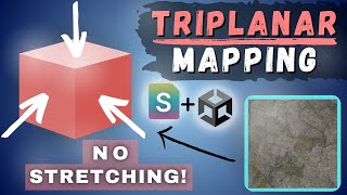 Triplanar MappingTexturing  Unity HLSL Shader [upl. by Oiluig]