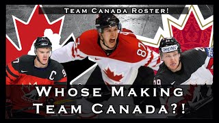 Team Canada Olympic Hockey Roster Prediction and Breakdown  Crosby MacKinnon McDavid On a Line [upl. by Yortal]