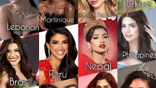 Miss World 2024 Final prediction 👑👑 Miss World 2024 Top 12 crowning moment in India 🇮🇳💓 [upl. by Eneleahcim]