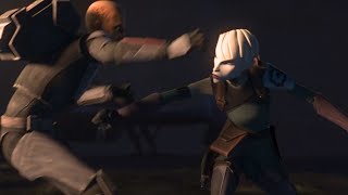 Assajj Ventress VS The Bad Batch  The Bad Batch Season 3 Episode 9 [upl. by Aisorbma759]