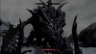 Skyrim  Defeating alduin  Alduins bane quest  walkthrough [upl. by Fatima884]