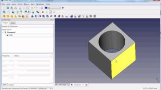 FreeCAD Tutorial Part2 Booleans [upl. by Hugon635]