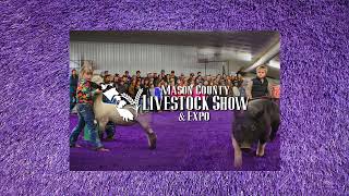 2024 Mason County Junior Livestock Show [upl. by Ibrad405]