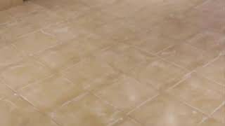 Application sol resine epoxy effet marbre sur carrelage [upl. by Wallie74]