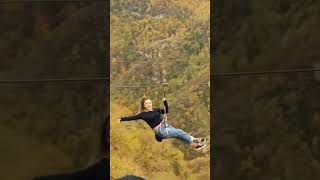 zip line ride shorts shortsfeed youtubeshorts adventure adventures rageneration7 rishikesh [upl. by Otxis233]