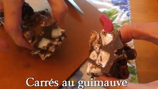 Recette de Carrés aux guimauves facile et rapides [upl. by Hamann]