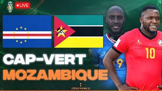 🔴🇨🇻🇲🇿 CAP VERT  MOZAMBIQUE LIVE  🚨LES REQUINS BLEU FACE AUX MANBAS LA QUALIF  CAN  CAN 2024 [upl. by Zelig634]