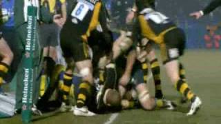 Wasps vs Clermont Brawl [upl. by Krystyna929]