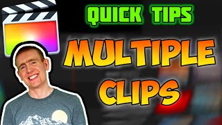 How to change the duration of MULTIPLE clips in Final Cut Pro [upl. by Aihpled621]