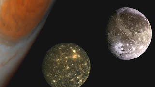 The Galilean Moons Jupiter  Space [upl. by Yanad]