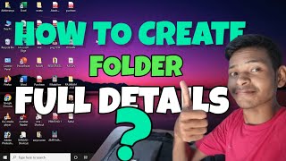 HOW to Create Folder in Desktop and Rename Details properties File transfer  Ajay Computer Gyaan [upl. by Genesa]