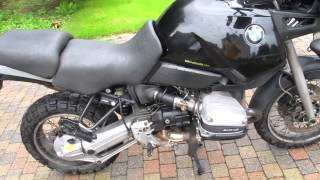 My 189000km 1995 BMW R1100GS with gearbox rattle [upl. by Anaujik]