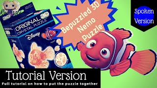 Bepuzzled 3D Crystal Puzzle Nemo Spoken Tutorial Version [upl. by Shurwood]