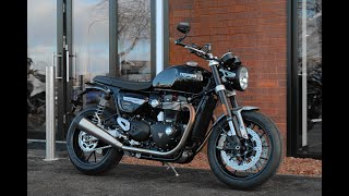 2023 Triumph Speed Twin 1200 in Jet Black [upl. by Ainslie]