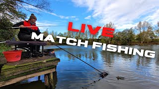 MATCH FISHING LIVE  Winter Pole Fishing [upl. by Som687]