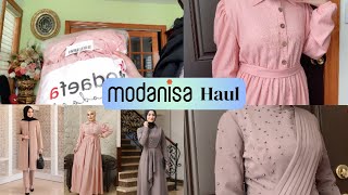 MODANISA TRY ON HAUL  Modest long dresses [upl. by Trebmer477]