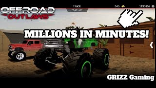 OFFROAD OUTLAWS GLITCH UNLIMITED MONEY NO MODS OR HACKS [upl. by Abigail]