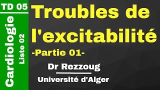 TD 05 Troubles de lexcitabilité 1 Dr Rezzoug [upl. by Euginom]