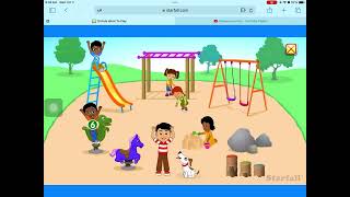 Starfall  Math Songs  10 kids went to play  Playground Theme [upl. by Pfosi375]