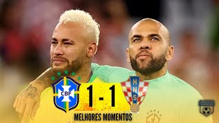 Brasil x Croácia  Melhores momentos  HD  Copa 2022 [upl. by Baelbeer]