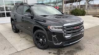 Black 2022 GMC Acadia AT4 Review Calgary AB  Wolfe Calgary [upl. by Yerfej]