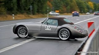 Wiesmann MF3 Roadster  Start up  accelerating [upl. by Ennayt365]