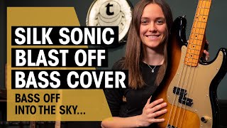 Silk Sonic  Blast Off  Bass Cover  Julia Hofer  Thomann [upl. by Nidla]