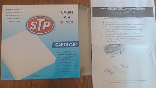 2020 Honda CRV cabin air filter replacement CAF1873P [upl. by Innis]