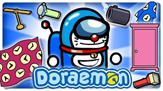 🔥Among Us  But Its Doraemon  Cartoon Animation [upl. by Hanima]