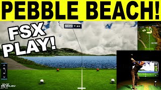 Foresight Sports FSX PLAY PEBBLE BEACH FIRST LOOK PLUS MORE UPDATES [upl. by Hagar951]