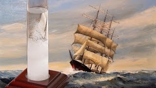 Unbox amp Review  Fitzroys Storm Glass A wee Bit Of 18th Century Science  Timelapse o [upl. by Shaikh]