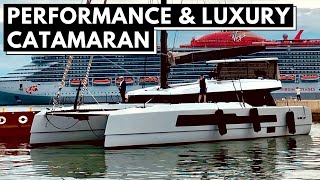 McConaghy 60 PERFORMANCE SAILING CATAMARAN  Luxury Cruising Liveaboard Yacht Tour [upl. by O'Doneven360]