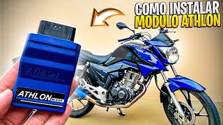 COMO INSTALAR MODULO ATHLON NA SUA MOTO🔥 TITAN FAN START [upl. by Ainival]