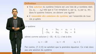 Systèmes linéaires  partie 2  théorie [upl. by Dot]